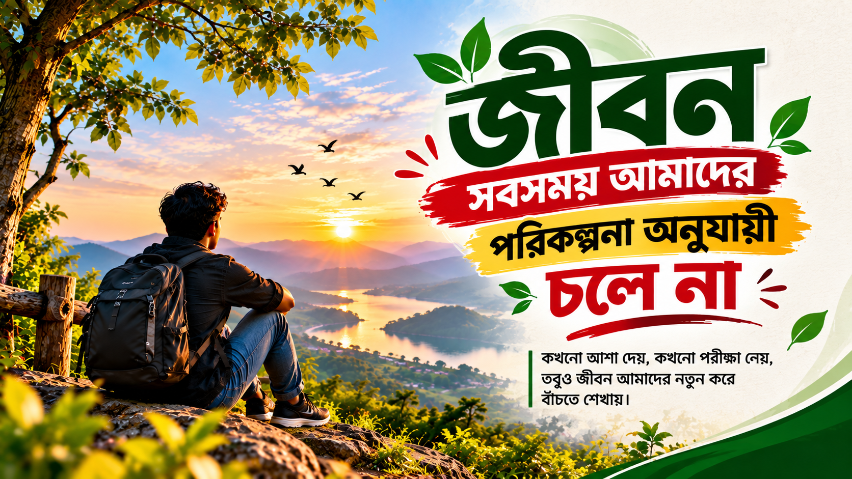 জীবন সবসময় আমাদের পরিকল্পনা অনুযায়ী চলে না