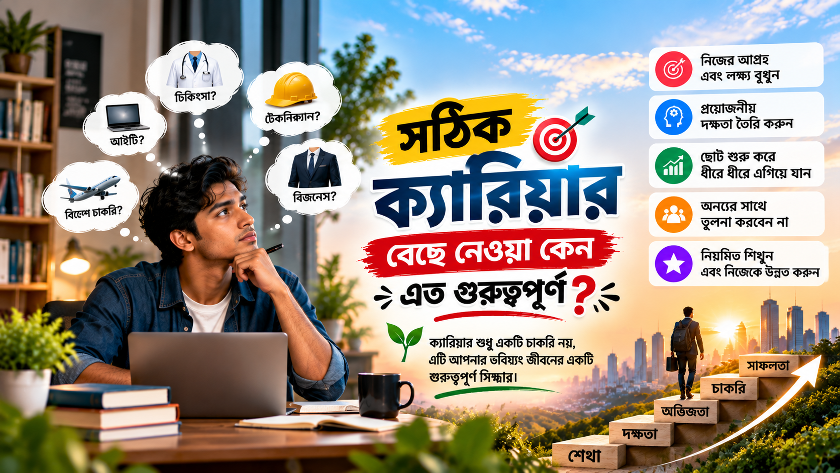 সঠিক ক্যারিয়ার বেছে নেওয়া কেন এত গুরুত্বপূর্ণ?